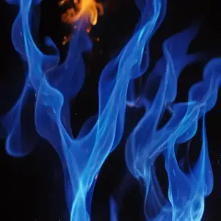 blue flame background
