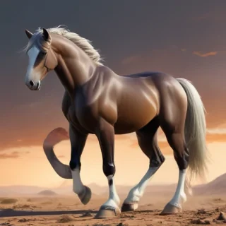 image of a cartoon horse
