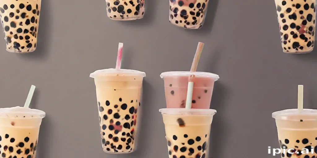 boba tea background