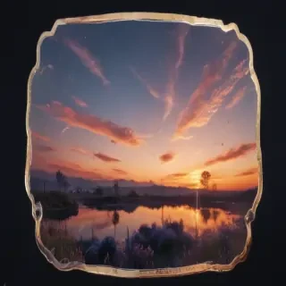 transparent aesthetic sticker