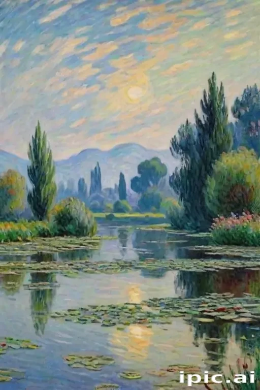 monet painting wallpaper