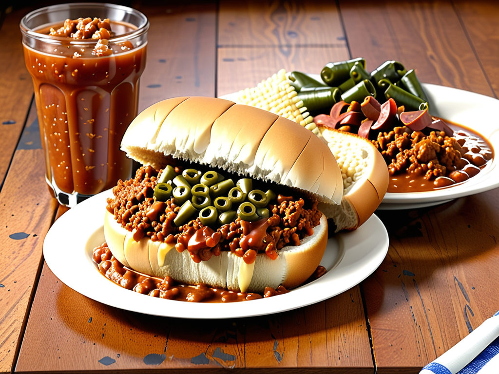 sloppy joes with gumbo soup