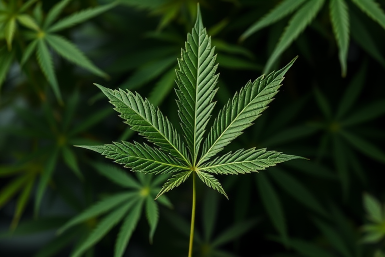 marijuana leaf transparent background