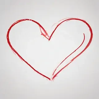 heart outline transparent