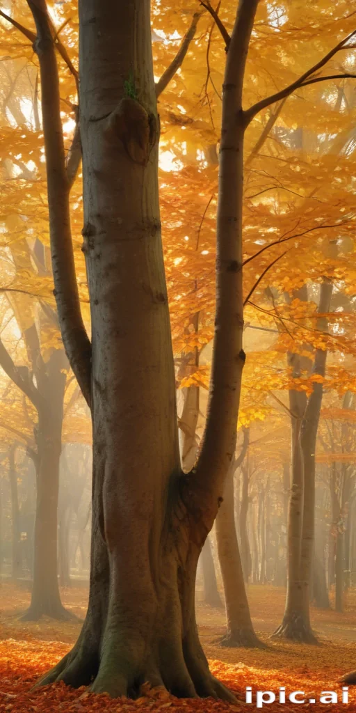 fall leaves aesthetic