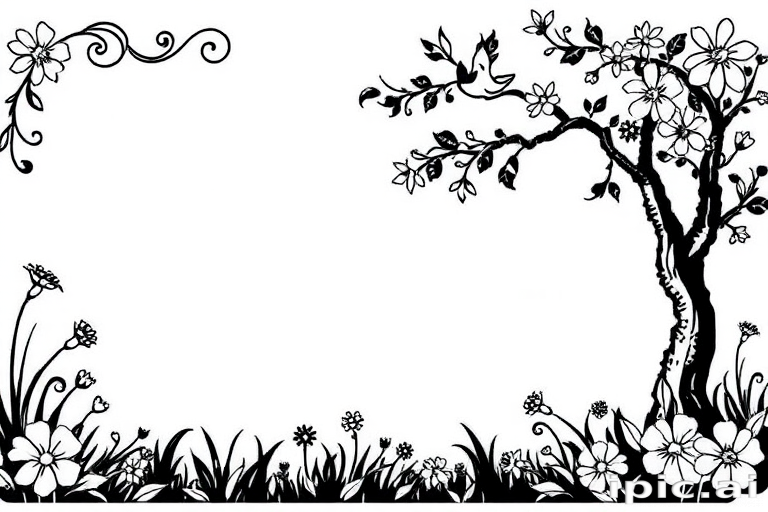 border clip art black and white