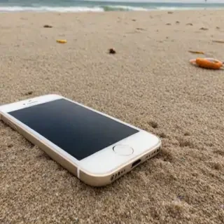 iphone beach