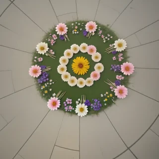 flower circle