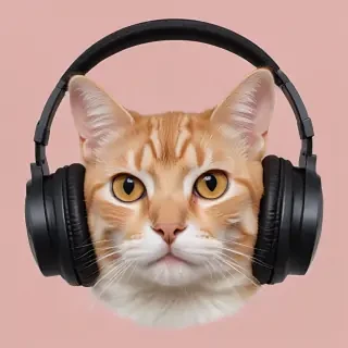 cat headphones png