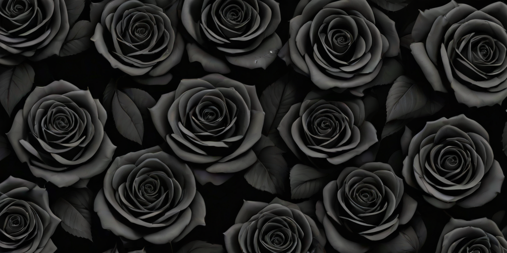 rose wallpaper black