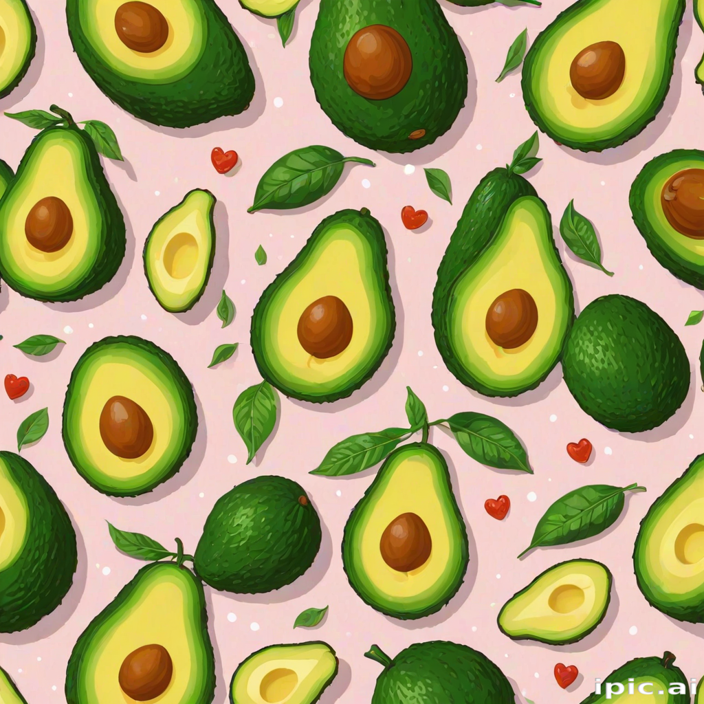 cute avocado wallpaper
