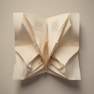 folded paper png