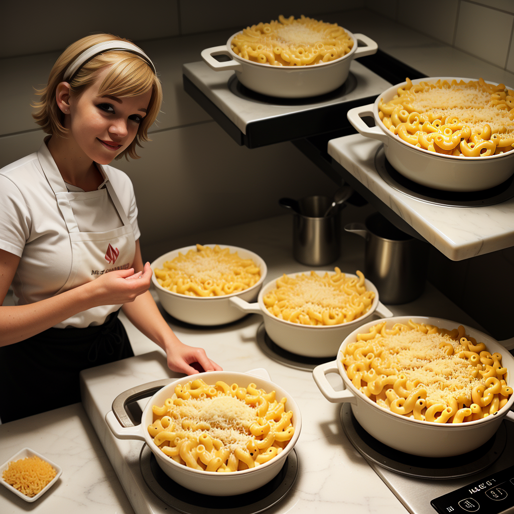 nora cooks mac and cheese