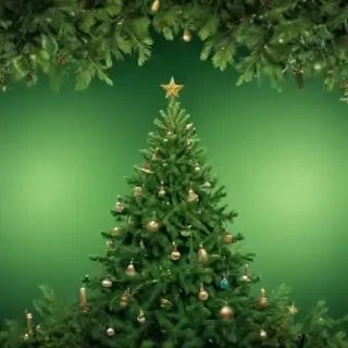 green christmas background