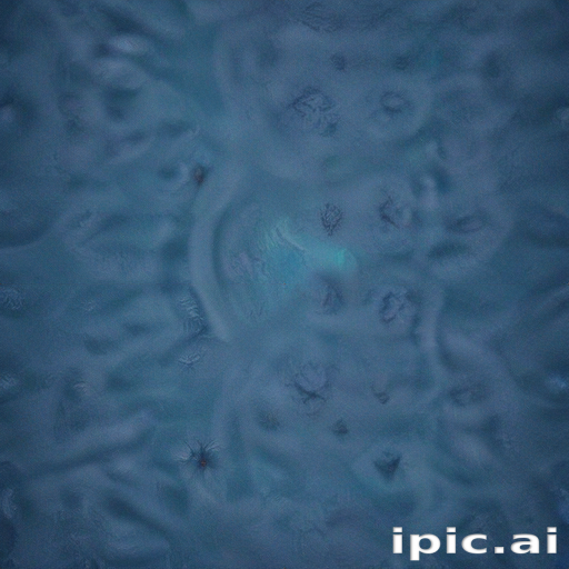 Subtle Abstract Texture Abstract Blue Patterns with Subtle Textures and Depth in Oceanic Scene