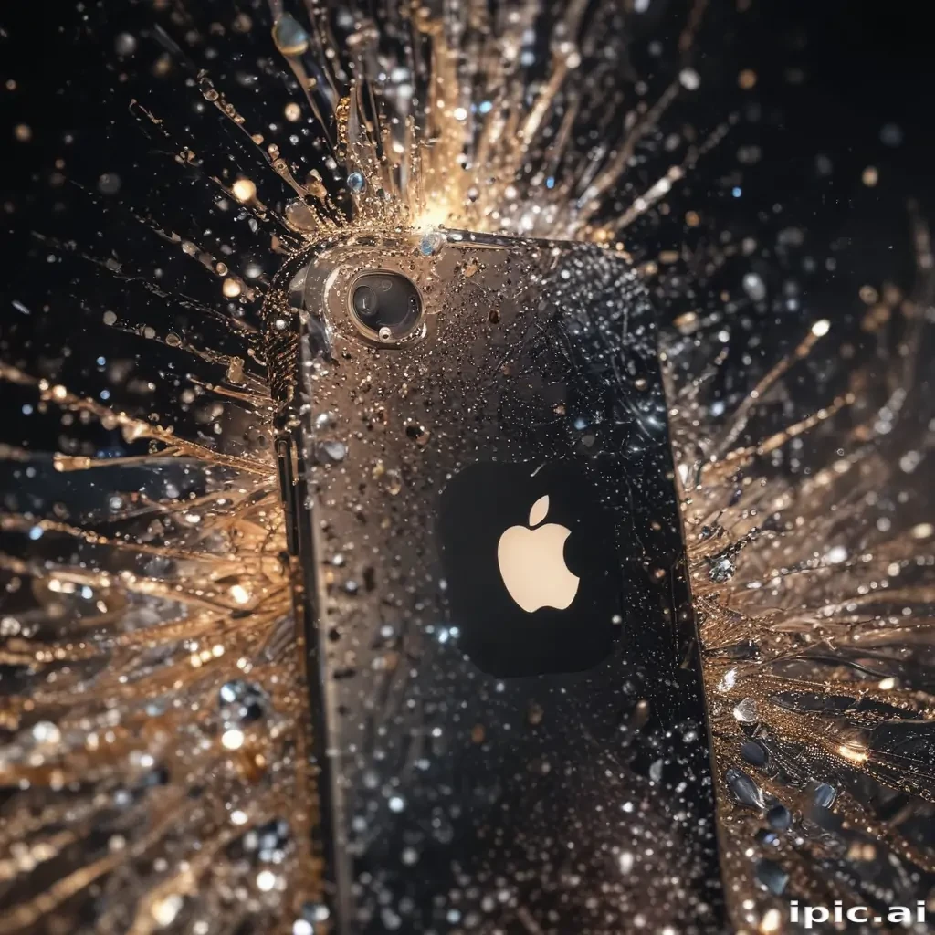 sparkly iphone background