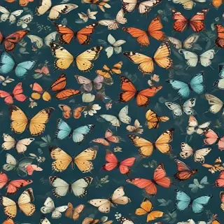 butterfly wall paper