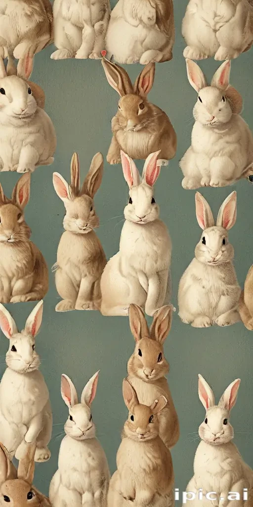 vintage bunnies