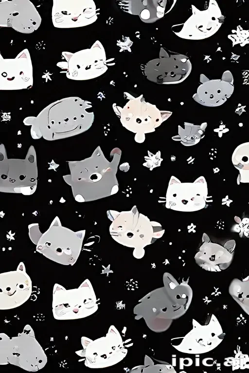 cute backgrounds black
