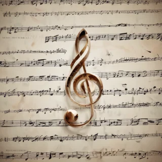 music notes transparent