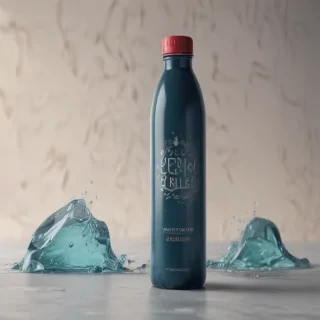water bottle mockup