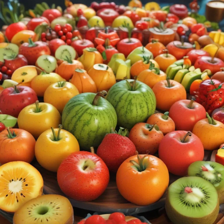 cartoon fruit