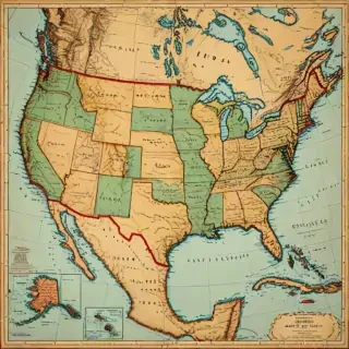 united states of america map