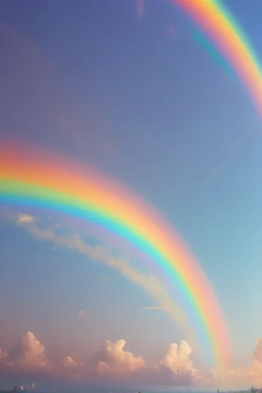 cute rainbow background