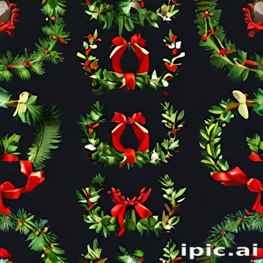 christmas wreath clip art