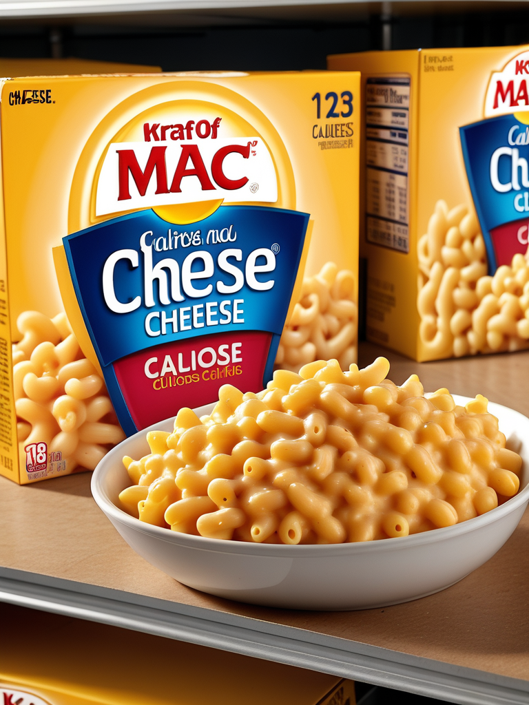 box of kraft mac and cheese calories
