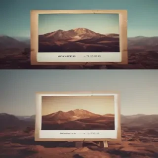 polaroid mockup