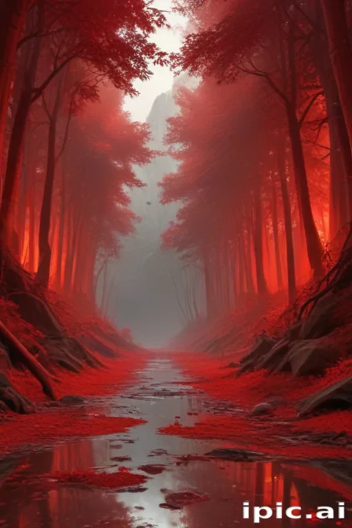 red bg plain