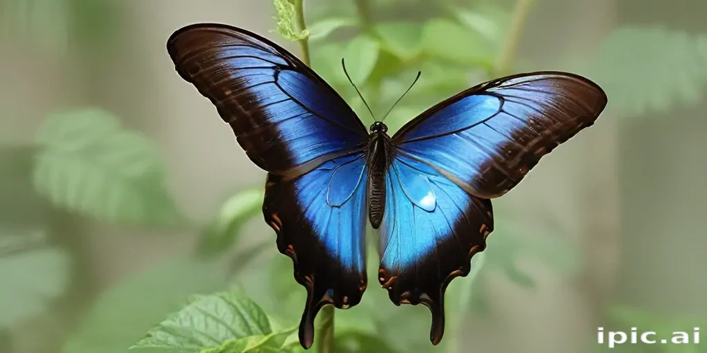 blue morpho butterfly