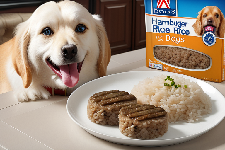 hamburger and rice for dogs