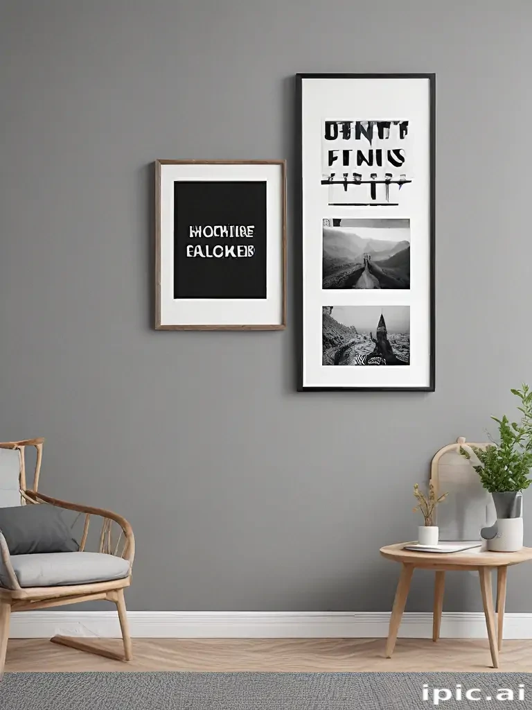 gallery wall mockup
