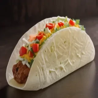 transparent taco