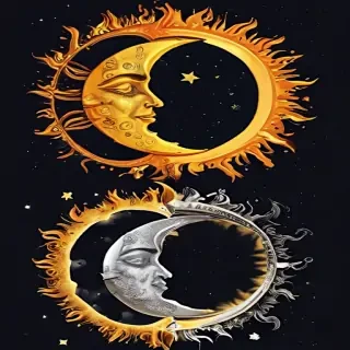 sun and moon