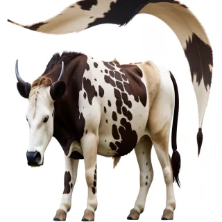 cowhide print png