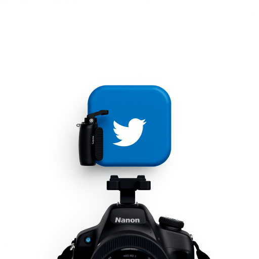 Create a high-resolution image of a simplified social media logo on a plain background, using a DSLR camera with a 50mm lens, aperture set to f/2.8, ISO 100, and a focus mode of single point, capturing the logo in a centered composition with natural lighting.