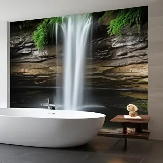 water fall wall paper