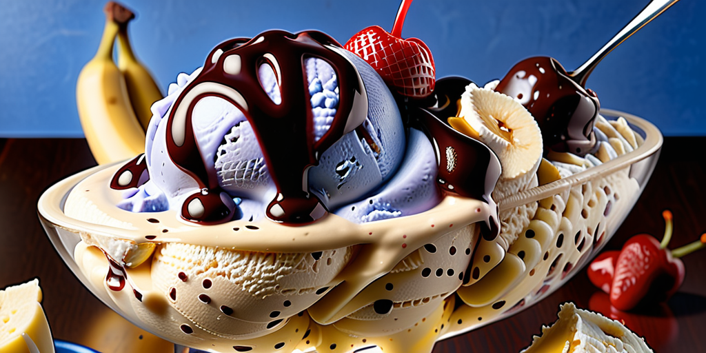 blue bell ice cream banana split