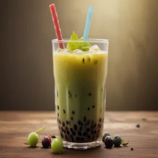 boba tea background