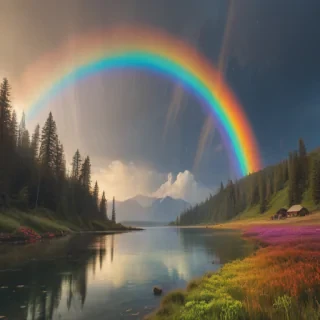 rainbow wallpaper aesthetic