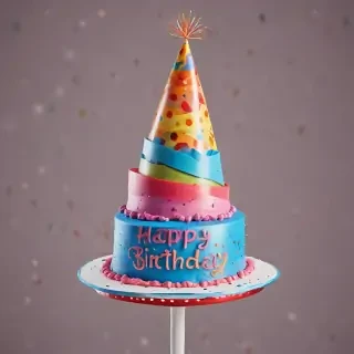 transparent background birthday hat