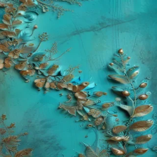turquoise background