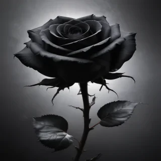 black rose picture