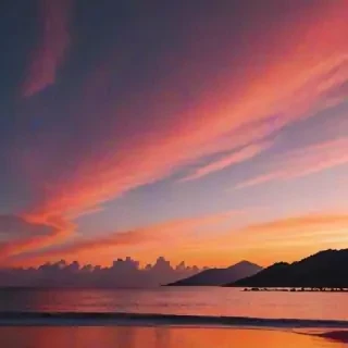 aesthetic sunset wallpaper