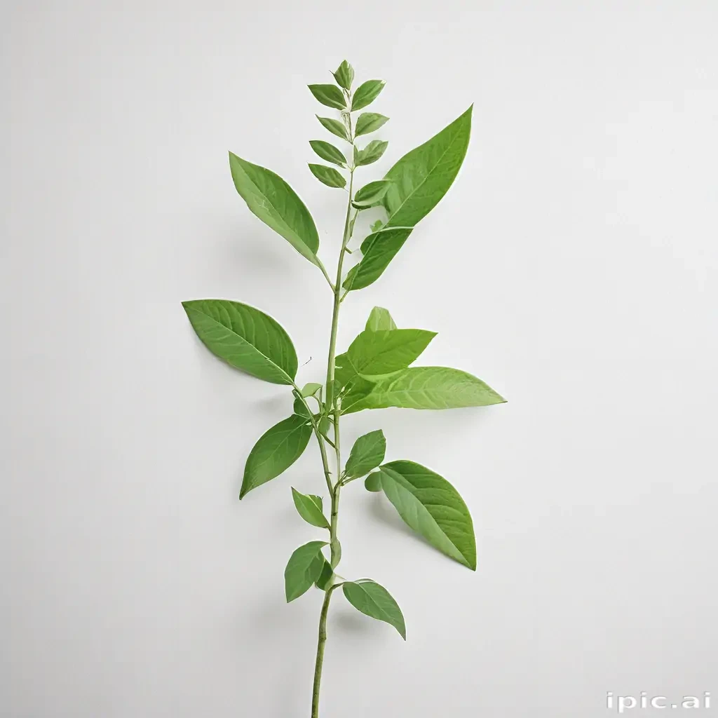 green on white background