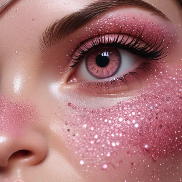 pink glitter aesthetic
