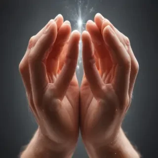 prayer hands transparent background